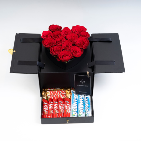  Calorie box with roses - Added By Flowers & More