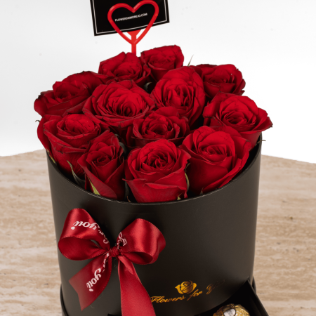 The Elegant Round Rose & Ferrero