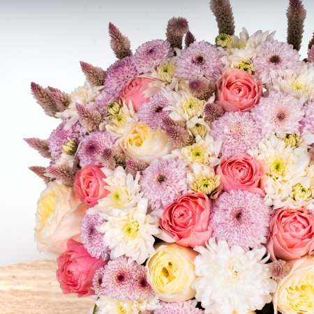 Luxury Pastel Bloom Box & La Roche Chocolate Set